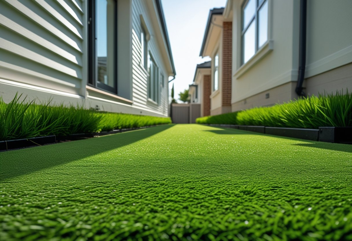 Pet-safe artificial turf cleaning in Aliante backyard